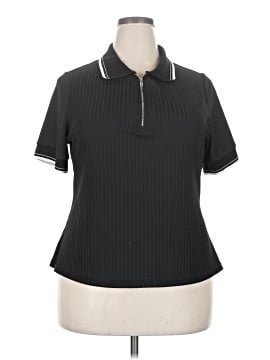 Shein Curve Short Sleeve Polo (view 1)