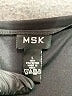MSK 100% Polyester Solid Black Formal Skirt Size L - photo 4