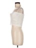 Blu Pepper Solid Ivory Sleeveless Top Size L - photo 5