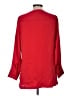 Chico's 100% Polyester Red 3/4 Sleeve Blouse Size Med (1) - photo 2