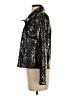 Colleen Lopez Metallic Black Silver Long Sleeve Blouse Size XS - photo 5