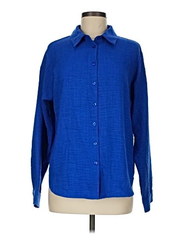 DKNY Long Sleeve Blouse (view 1)