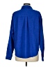 DKNY 100% Polyester Blue Long Sleeve Blouse Size M - photo 2