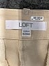 Ann Taylor LOFT Solid Tan Ivory Khakis Size 12 - photo 7