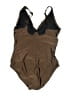 DKNY Solid Brown One Piece Swimsuit Size L - photo 2