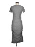 Monrow Solid Gray Casual Dress Size M - photo 2