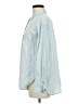Universal Thread 100% Cotton Solid Blue Long Sleeve Button-Down Shirt Size M - photo 5