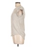 Joie 100% Silk Gray Short Sleeve Top Size S - photo 5