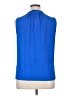 Ninety 100% Polyester Blue Sleeveless Blouse Size XL - photo 2