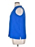 Ninety 100% Polyester Blue Sleeveless Blouse Size XL - photo 5