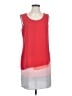 BCBGMAXAZRIA 100% Polyester Color Block Red Casual Dress Size 4 - photo 1