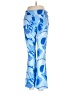J. McLaughlin Print Blue Active Pants Size 6 - photo 2