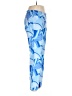 J. McLaughlin Print Blue Active Pants Size 6 - photo 4