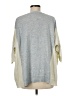 Love Stitch Color Block Gray Poncho Size M - photo 2