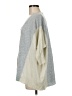 Love Stitch Color Block Gray Poncho Size M - photo 5