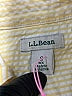 L.L.Bean 100% Cotton Houndstooth Yellow 3/4 Sleeve Button-Down Shirt Size S - photo 7
