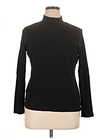 Karen Scott Long Sleeve Top (view 1)