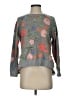 Kate Spade New York 100% Cotton Floral Gray Pullover Sweater Size S - photo 1