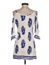 Devi Blue 3/4 Sleeve Top Size S - photo 2