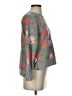 Kate Spade New York 100% Cotton Floral Gray Pullover Sweater Size S - photo 4