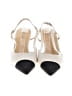 C.Paravano Color Block Ivory Heels Size EU 39 - photo 2