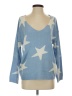 Altar'd State 100% Acrylic Stars Blue Pullover Sweater Size XS - photo 1