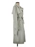 Zara Basic Gray Trenchcoat Size S - photo 4