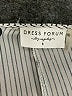 Dress Forum 100% Rayon Stripes Gray Jumpsuit Size S - photo 4