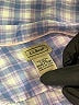 L.L.Bean Checkered-gingham Blue 3/4 Sleeve Button-Down Shirt Size S - photo 7