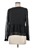 Ann Taylor LOFT 100% Polyester Black Long Sleeve Blouse Size M - photo 1