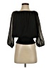 Colleen Lopez 100% Polyester Black 3/4 Sleeve Blouse Size S - photo 1