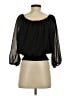 Colleen Lopez 100% Polyester Black 3/4 Sleeve Blouse Size S - photo 2