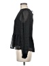Ann Taylor LOFT 100% Polyester Black Long Sleeve Blouse Size M - photo 5
