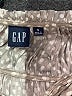Gap 100% Polyester Animal Print Gray Short Sleeve Blouse Size S - photo 7