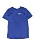 Nike 100% Polyester Blue Active T-Shirt Size M (kids) - photo 1