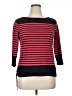Kenar 100% Cotton Stripes Red Pullover Sweater Size XL - photo 1