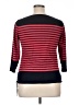 Kenar 100% Cotton Stripes Red Pullover Sweater Size XL - photo 2
