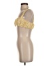 Princess Polly 100% Polyester Gold Sleeveless Blouse Size 2 - photo 5