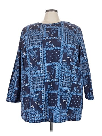 Woman Within 3/4 Sleeve T-Shirt (view 1)