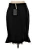 Ann Taylor Solid Black Wool Skirt Size 4 - photo 2