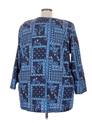 Woman Within 3/4 Sleeve T-Shirt (view 2)