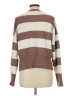 Originality Stripes Brown Pullover Sweater Size L - photo 2