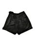 RACHEL Rachel Roy 100% Polyester Metallic Black Shorts Size 2 - photo 2