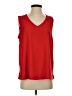 Halogen Red Sleeveless T-Shirt Size S - photo 1