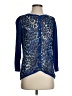 Isabella DeMarco Animal Print Blue 3/4 Sleeve Blouse Size S - photo 1