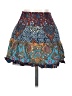 Subdued 100% Rayon Paisley Blue Casual Skirt Size XS - photo 2