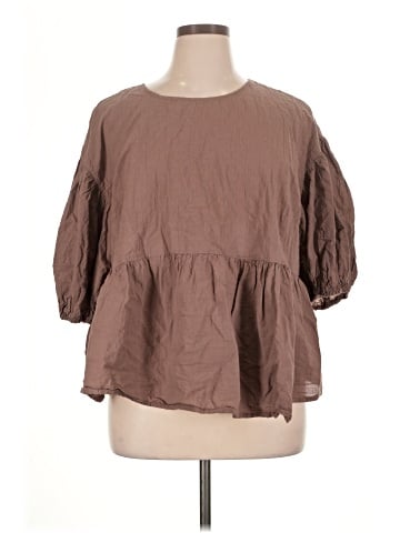 A New Day 3/4 Sleeve Blouse (view 1)