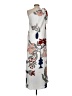 Unbranded 100% Polyester Print Gray White Casual Dress Size S - photo 2