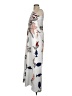 Unbranded 100% Polyester Print Gray White Casual Dress Size S - photo 5