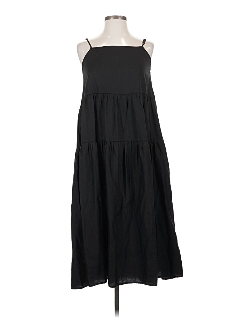 Pre-owned Enza Costa Casual Dress In Black